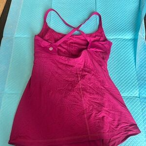 Lululemon fitted top with loose bottom tank size 8